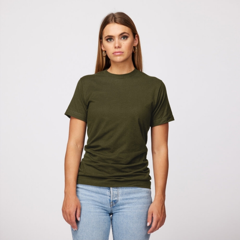 Tultex Military Green Basic Tee